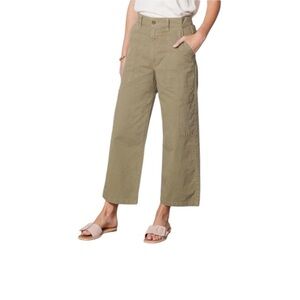 AGOLDE Women’s Daria Cargo Utility Cropped Pants. Green size 31.